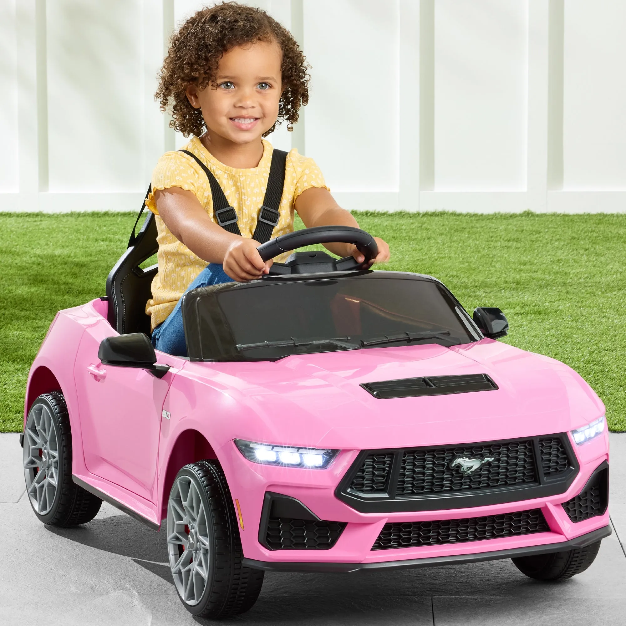 12V Kids Ride-On Car Officially Licensed Ford Mustang w/ Remote, 2 Speeds