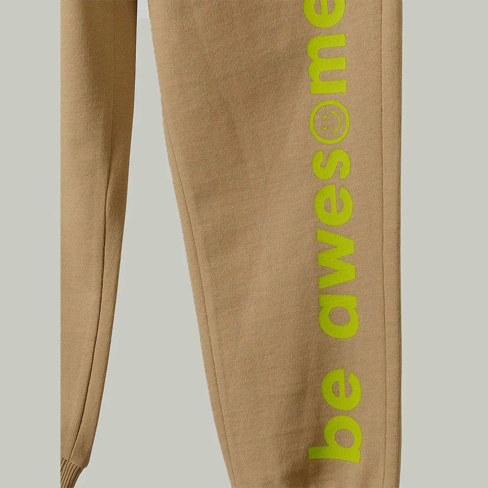 5.10.15 Be Awesome caramel  Terry Trouser 12726