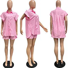 Casual striped two piece suit AY3392