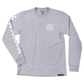 Fasthouse Statement Long Sleeve Tee - Heather Gray