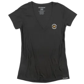 Fasthouse Women's Easy Rider Deep V Tee - Black