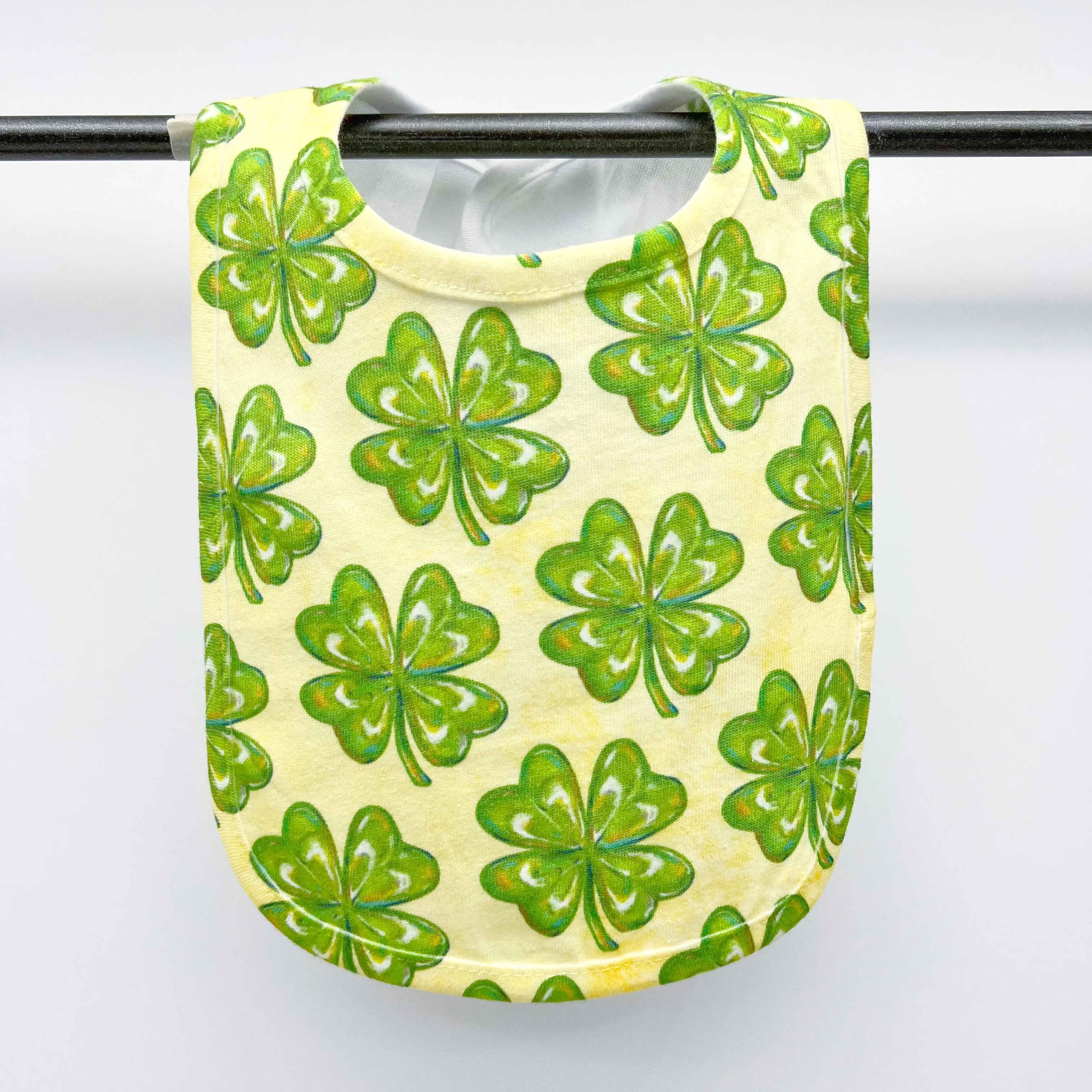 Four Leaf Clover Baby Bib