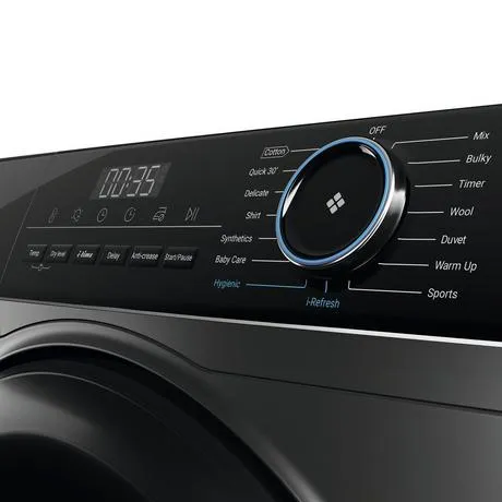 Haier HD90-A2939S-UK 9kg Heat Pump Tumble Dryer Graphite