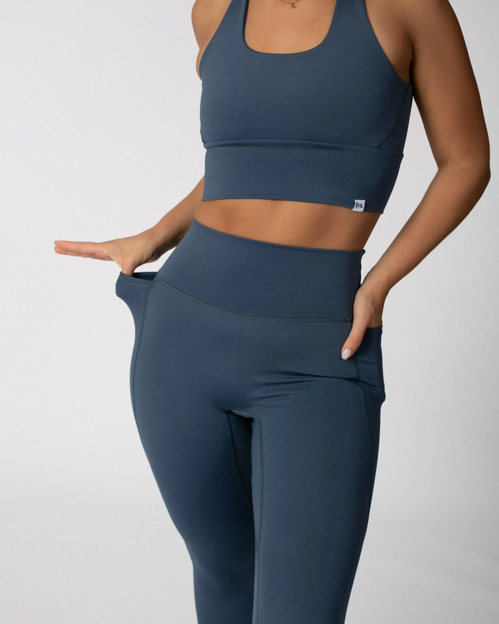 Lynx Leggings - Steel Blue