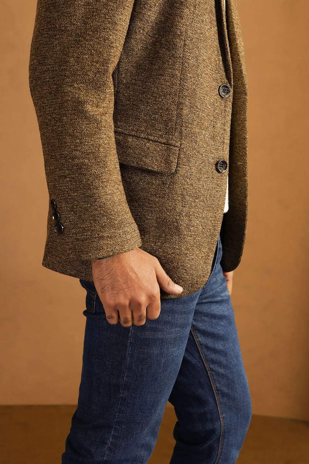 Men'S Brown Coat