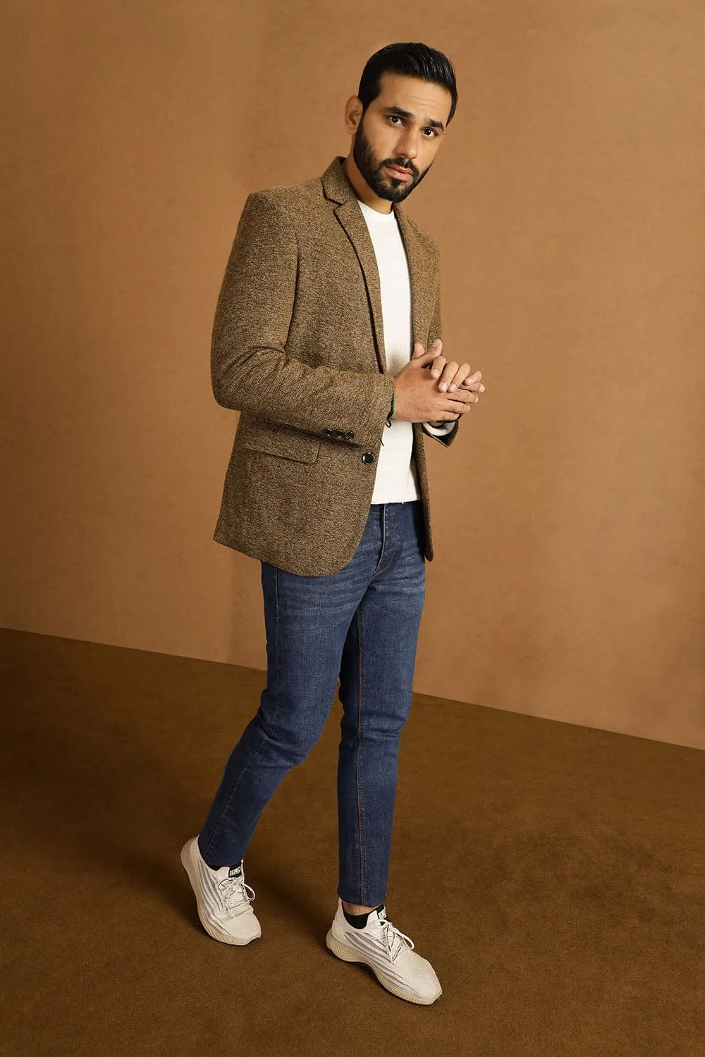 Men'S Brown Coat