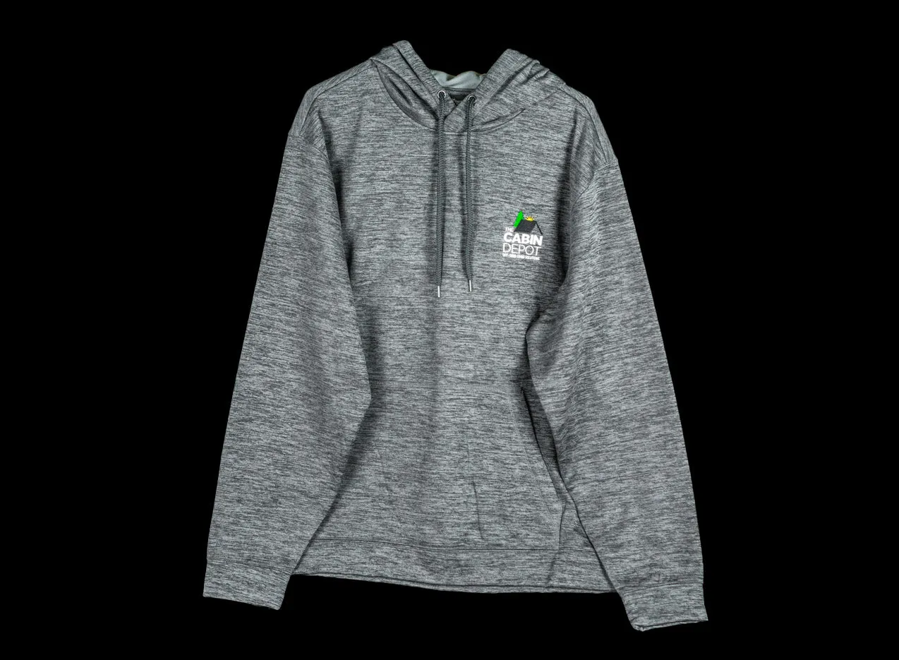 Men’s Heathered Charcoal Hoodie - The Cabin Depot
