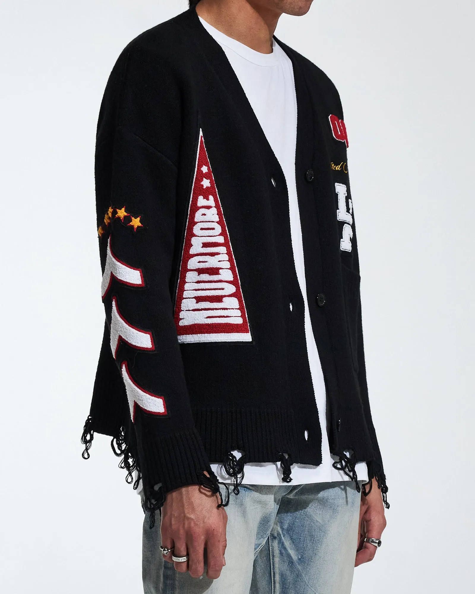"Honors" Cardigan (Black)