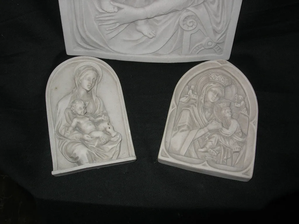Religious relic reliefs, set of 3.