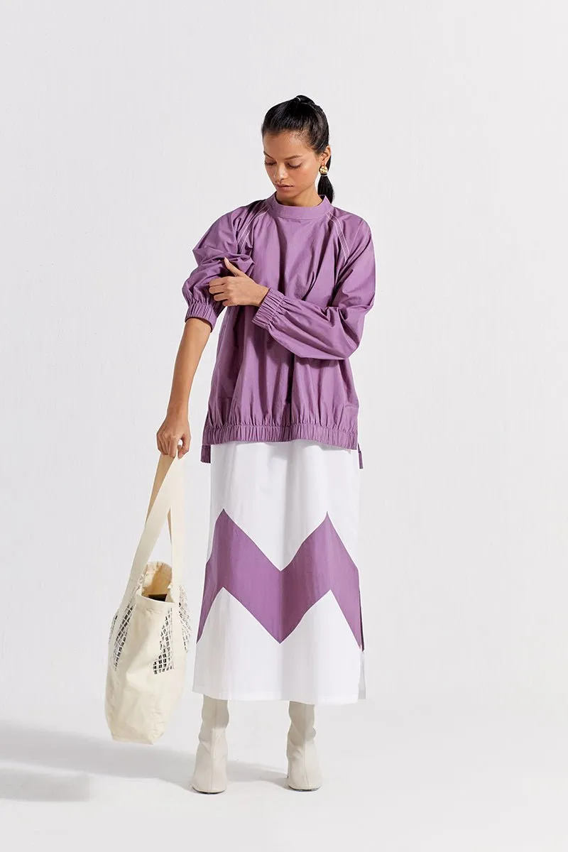 Short Jumper Co-ord (Set of 2) - Lilac