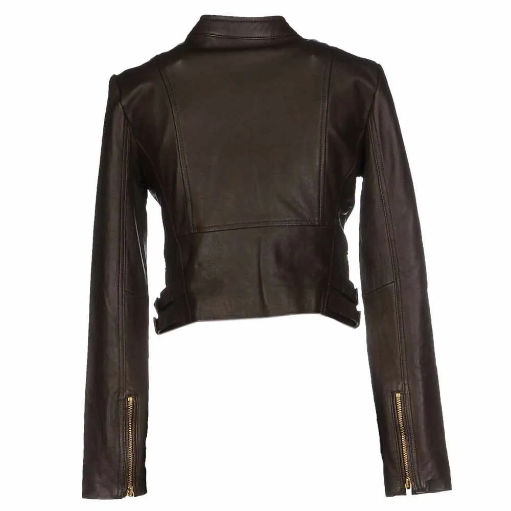Slim Fit Fashion Black Leather Jacket